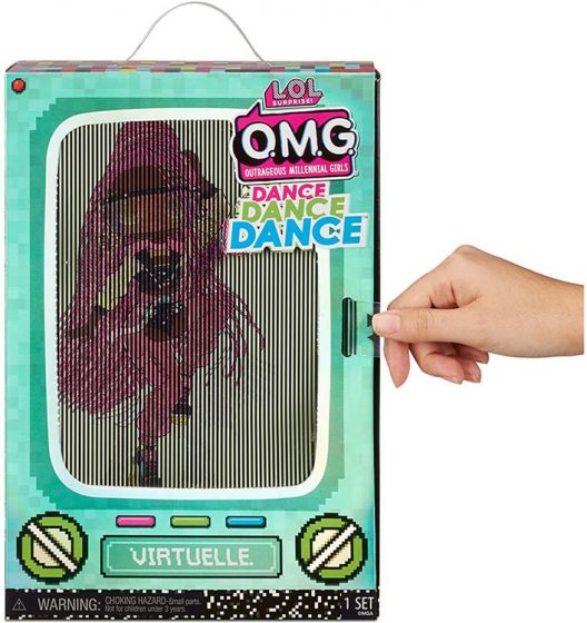 LOL Surprise OMG Dance Doll - Virtuelle - med 15 överraskningar - 25 cm hög