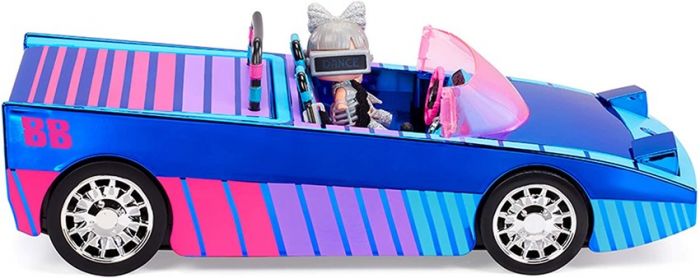 LOL Surprise Dance Machine Car - 3-i-1 leksats med exklusiv docka - 40 cm lång