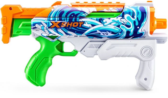 Zuru X-shot Skins Hyperload Waves Fast-Fill vattenpistol med 500 ml tank