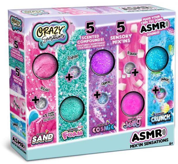 Crazy Sensations ASMR Mix-in 5 Pack - 5 sanse-blandinger og dekorasjoner