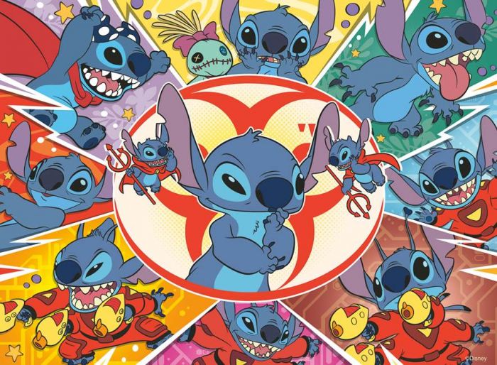 Ravensburger puslespil 100 brikker - Disney Stitch