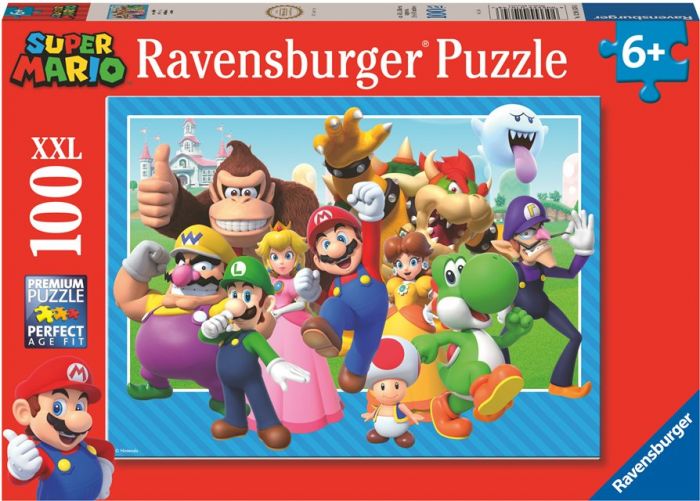 Ravensburger puslespil 100 brikker - Super Mario