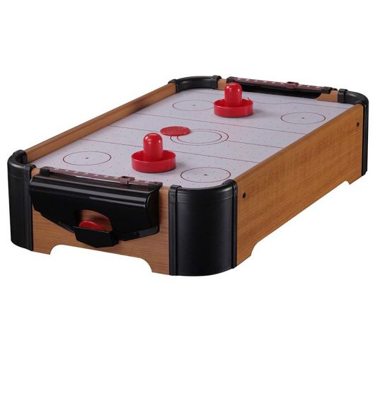 Air hockey batteridrivet bordsspel med poängräknare - 60 cm