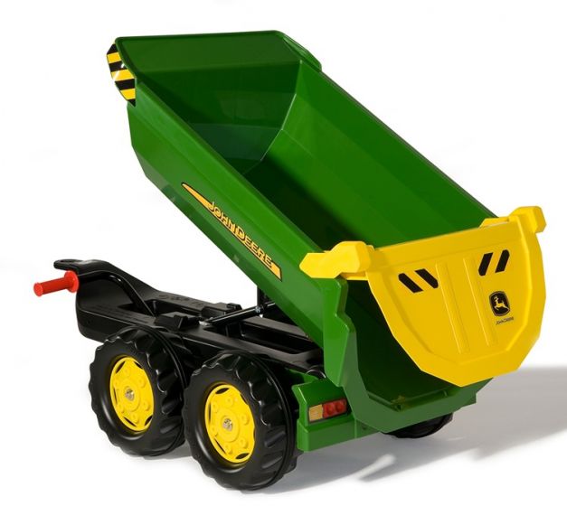 Rolly Toys rollyHalfpipe: John Deere släpvagn med tippfunktion - till tramptraktor