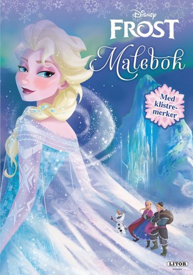 Disney Frozen malebog med klistermærker