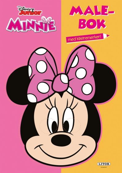 Disney Mimmi Pigg målarbok med klistermärken - 32 sidor