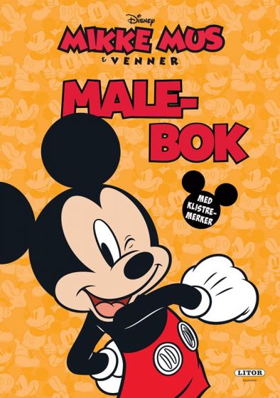 Disney Musse Pigg målarbok med klistermärken - 32 sidor