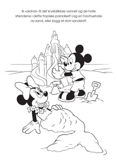 Disney Mikke Mus malebok med klistremerker - 32 sider