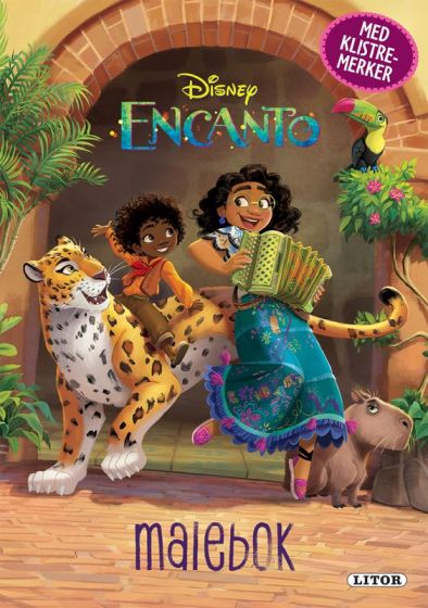 Disney Princess Encanto malebok med klistremerker