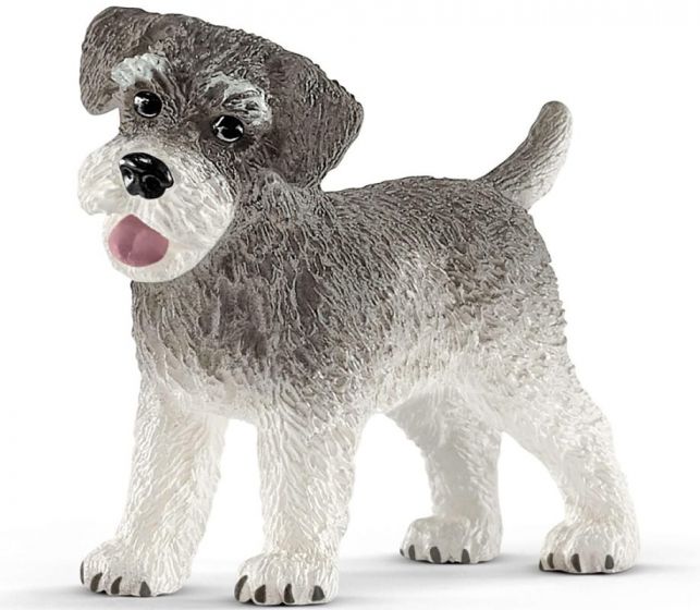 Schleich Dvergshnauzer - grå hund 4 cm