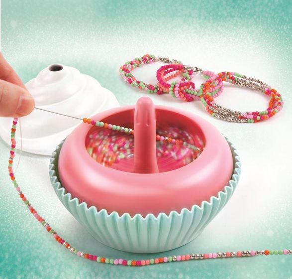 Make it Real Spinsational Bracelet Maker - spinn og lag fargerike armbånd og smykker - 8000 perler