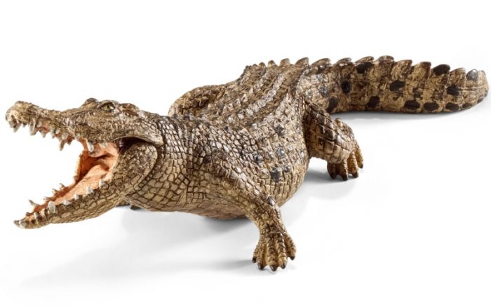 Schleich Krokodille med bevægelig underkæbe - 18 cm