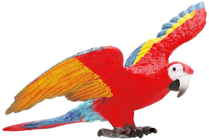 Schleich Wild Life Ara-papegøye 14737 - figur 8 cm bred