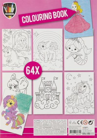 Grafix malebok - Prinsesser og enhjørninger