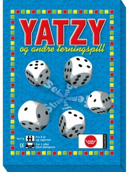 Yatzy og andre terningspill - blå