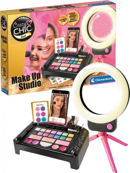 Clementoni Crazy Chic Beauty Influencer makeupsæt med selfie ring