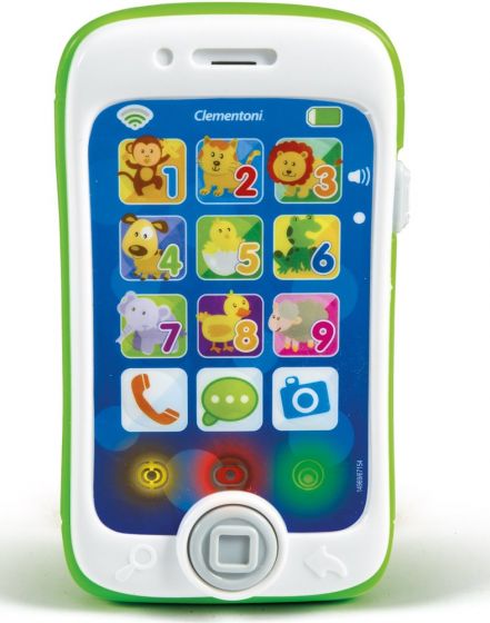 Clementoni touch and play smart-telefon til de minste - med lys og lyd