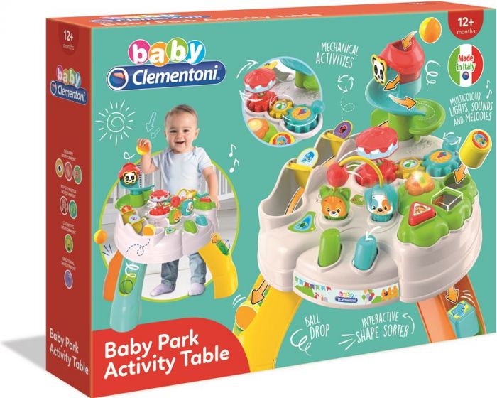 Clementoni Baby Park Aktivitetsbord - med lys, lyd og melodier