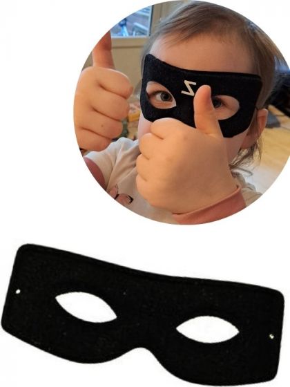 Zorro-maske - tilbehør til utkledning