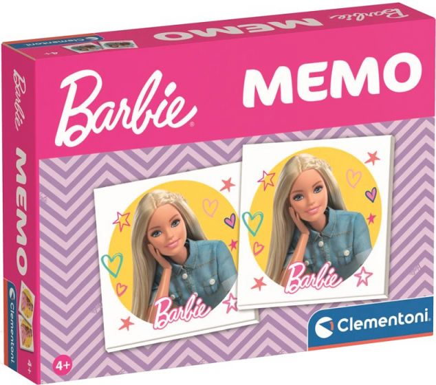 Clementoni Barbie Memo - hitta två och två lika