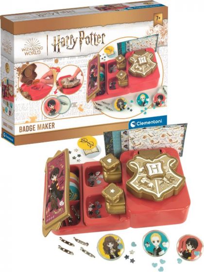 Clementoni Harry Potter Badge Maker hobbysett - lag dine egne Harry Potter buttons