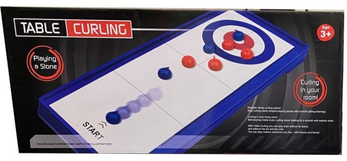 Curling bordsspel för två - bordscurling