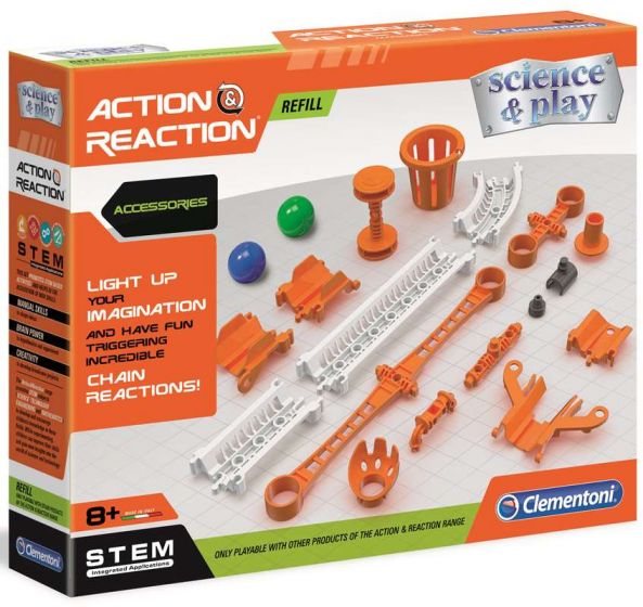 Clementoni Action and Reaction Refill - stort expansionspaket