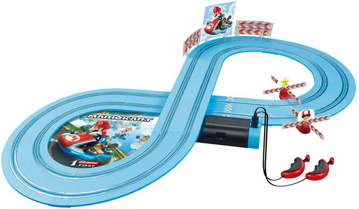 Carrera FIRST Nintendo Mario Kart bilbana 2,4 meter - med Mario och Yoshi bilar