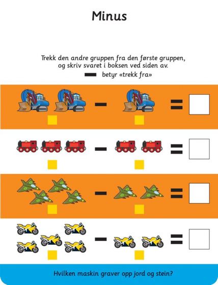 Lek og lær bok - Lær med tall - aktivitetsbok full av morsomme oppgaver!