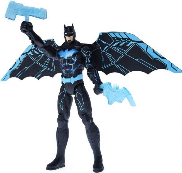 Batman Bat-Tech actionfigur med utvidbare vinger og tilbehør - med lyd og lys - 30 cm