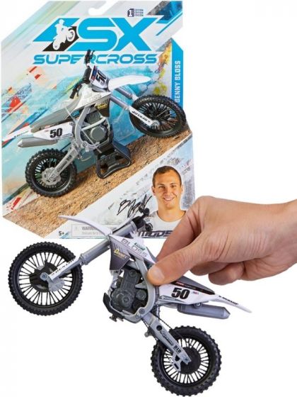 Supercross 1:10 Die Cast Collector Motorsykkel - Benny Bloss
