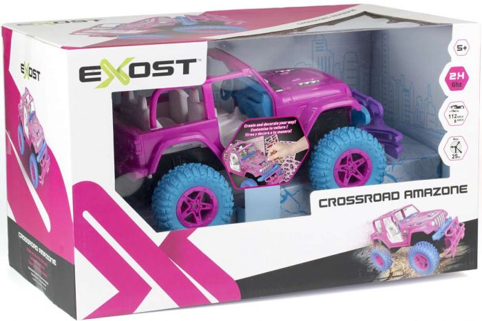 Silverlit Exost Crossroad Amazon 2,4 GHz - radiostyrd bil med klistermärken för personlig design