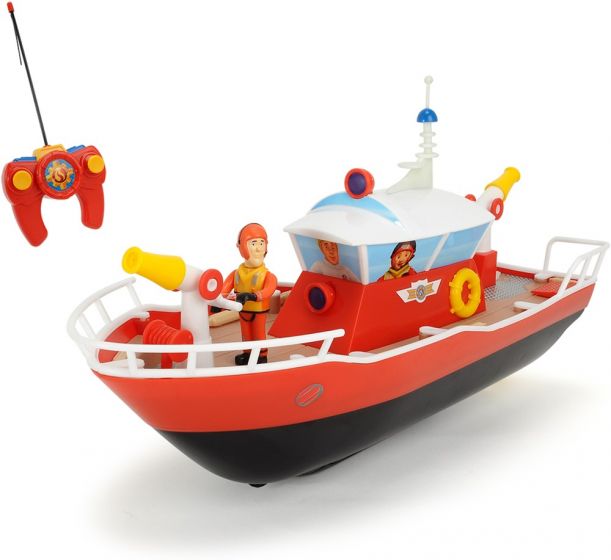 Brandman Sam RC Tritan räddningsbåt med vattenkanon - 27 Mhz - 31 cm