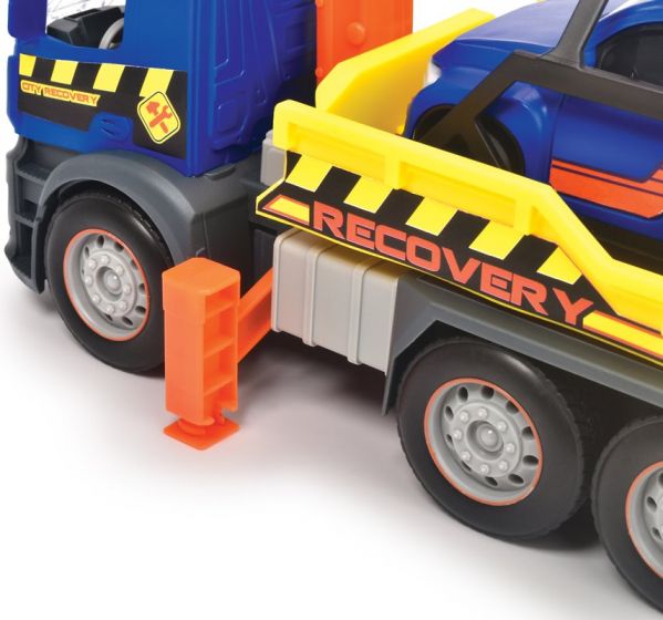 Dickie Toys Action Truck - Mercedes redningsbil med bevegelig kranarm, varsellys og lyd