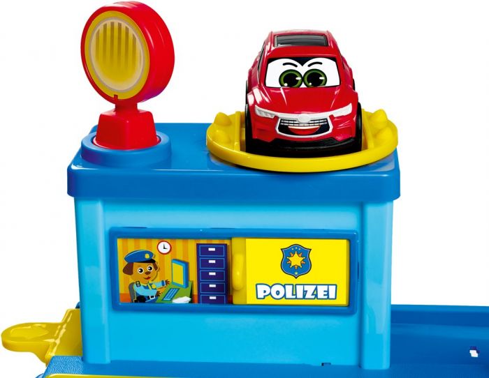 Dickie Toys ABC Happy Politistasjon - lekesett med 2 biler