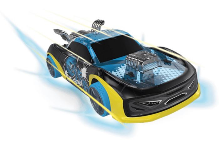 Silverlit Exost Xmoke - radiostyrt bil med eksosfunksjon av vann og lyseffekter - toppfart 10 km/t