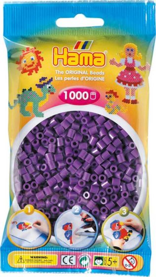 Hama Midi 1000 pärlor - lila