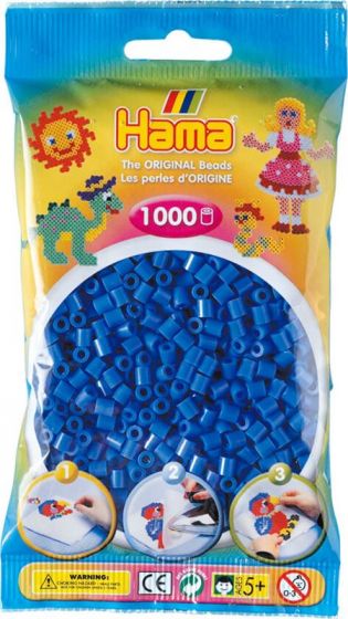 Hama Midi 1000 pärlor - blå