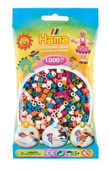 Hama Midi 1000 perler - fargemix 58