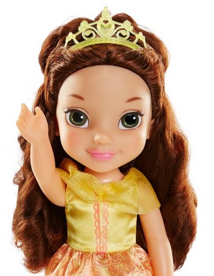 Disney Princess Belle dukke med septer og tiara - 38 cm