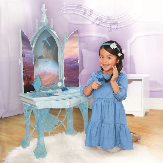 Disney Frozen 2 Elsa Enchanted Ice Vanity - sminkebord med lys og musikk fra Frozen 2