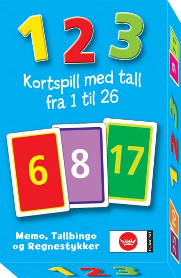 Kortspill 123 - lærer barnet om tall!