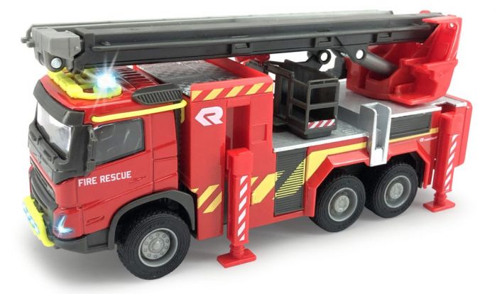 Majorette Volvo brannbil med lys og lyd - 19 cm lang