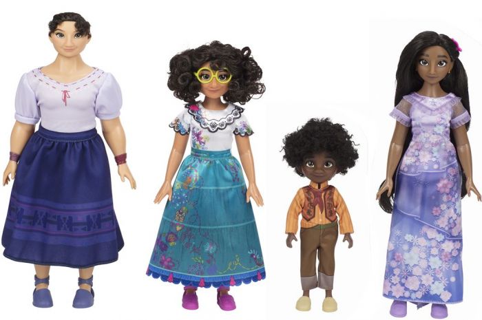 Disney Princess Encanto Madrigal 4-pack dukker - Mirabel, Isabela, Luisa og Antonio
