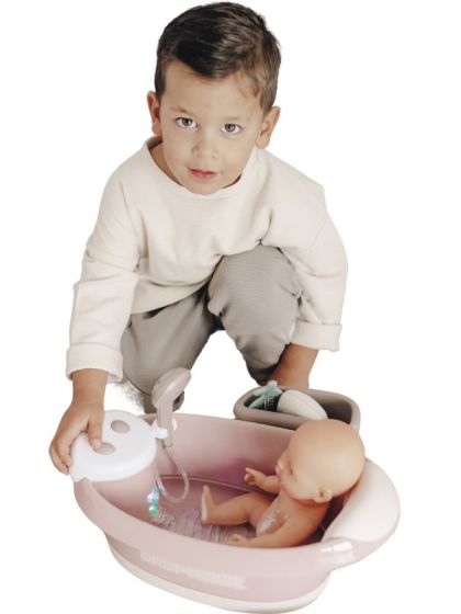 Smoby Baby Nurse badekar med lys til dukke opptil 42 cm