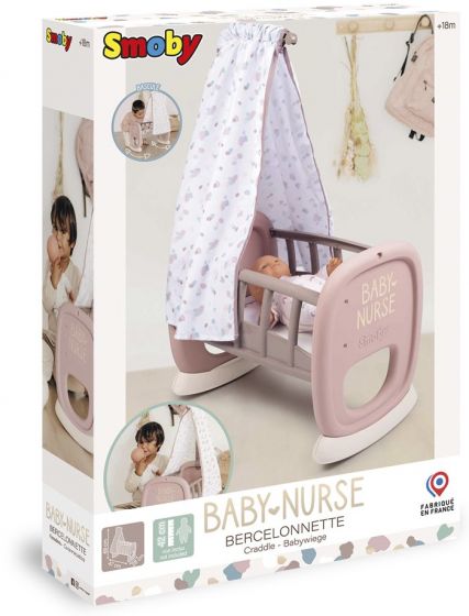 Smoby Baby Nurse dockvagga - för dockor upp till 42 cm