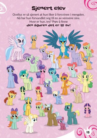 My Little Pony aktivitetsbok med klistremerker - 24 sider