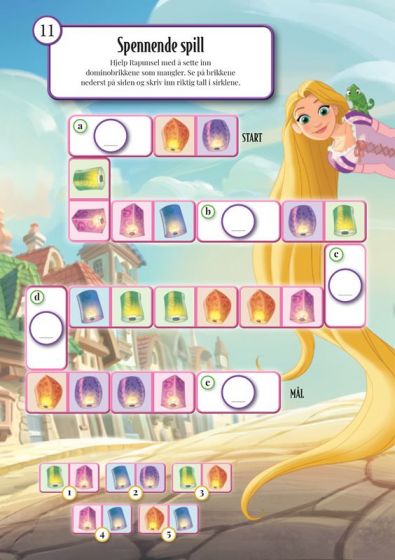 Disney Princess jubileums-aktivitetsbok med klistremerker
