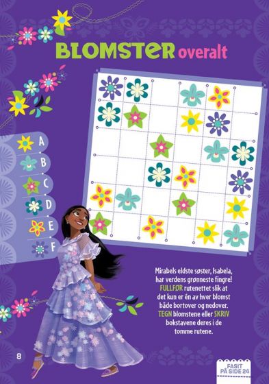 Disney Princess Encanto aktivitetsbok med klistremerker