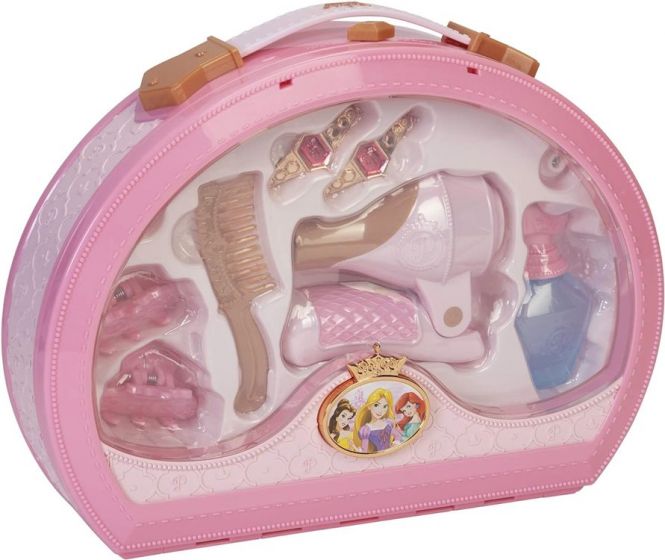 Disney Princess Style Collection kuffert med hårpynt og hårtørrer med lyd